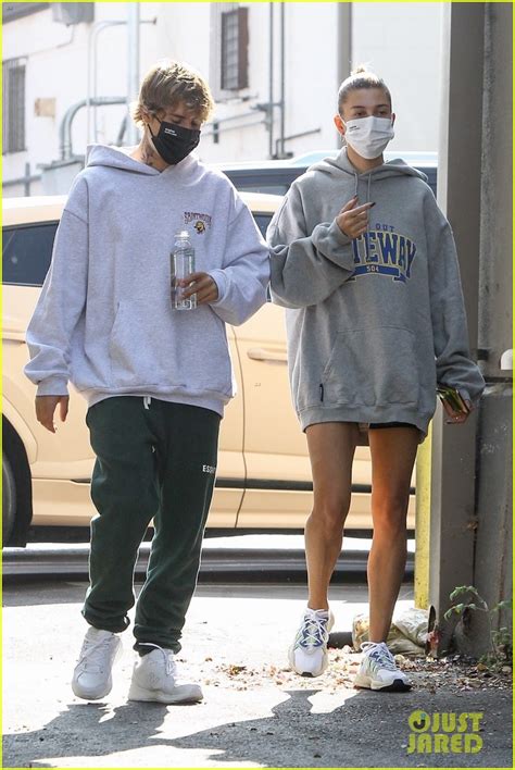 justin bieber and wife hailey spotted on mid week breakfast and dinner dates photo 1298873 photo