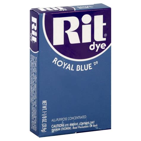Rit Dye Tinite All Purpose Concentrated Royal Blue Azul Royal118 Oz