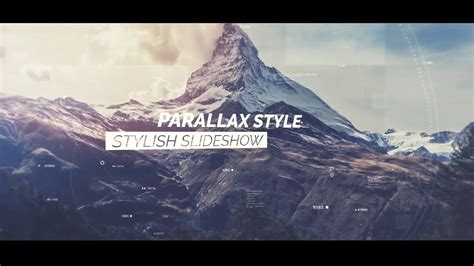An elegant and simple photo gallery with parallax effect. Cinematic Photo Slideshow | Parallax | After Effects ...