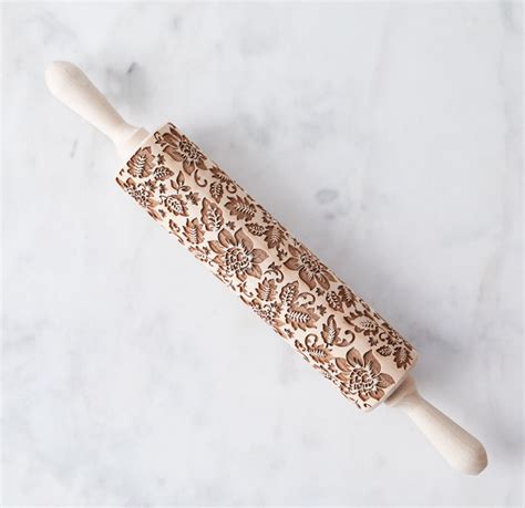 Pottery Avenue Embossed Rolling Pin 10 Inch 5 Styles Rolling Pin