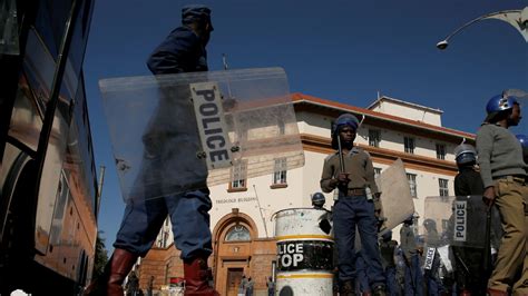 Zimbabwe Deploys Security Forces Over Banned Bulawayo March Business And Economy Al Jazeera