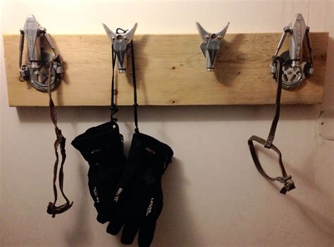 Cool Coat Hook Made From Old Ski Binding At Chalet3valleys Skier