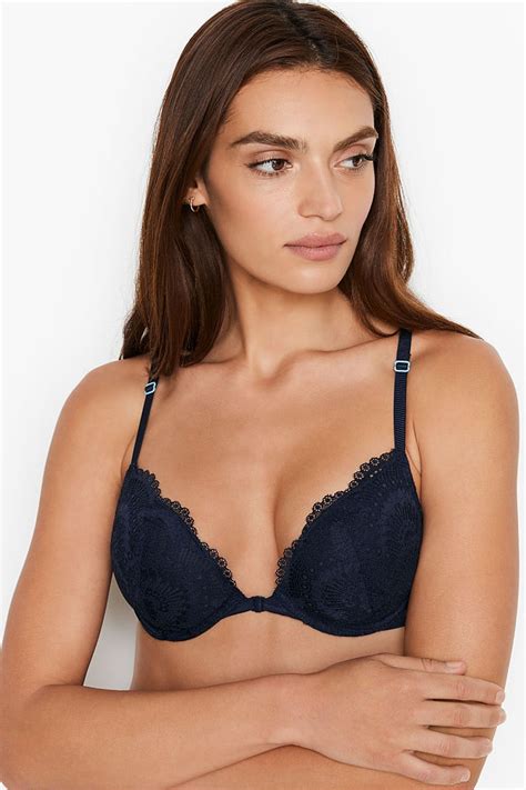 buy victoria s secret sexy tee strappy lace pushup bra from the victoria s secret uk online shop