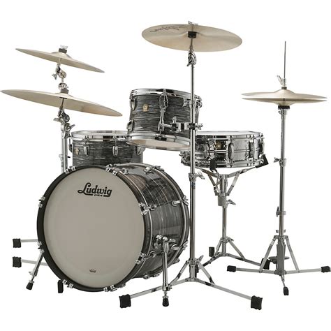 Ludwig Classic Maple 3 Piece Downbeat Shell Pack W20 In Bass Vintage
