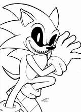 Sonic Exe Coloring Pages Getdrawings sketch template