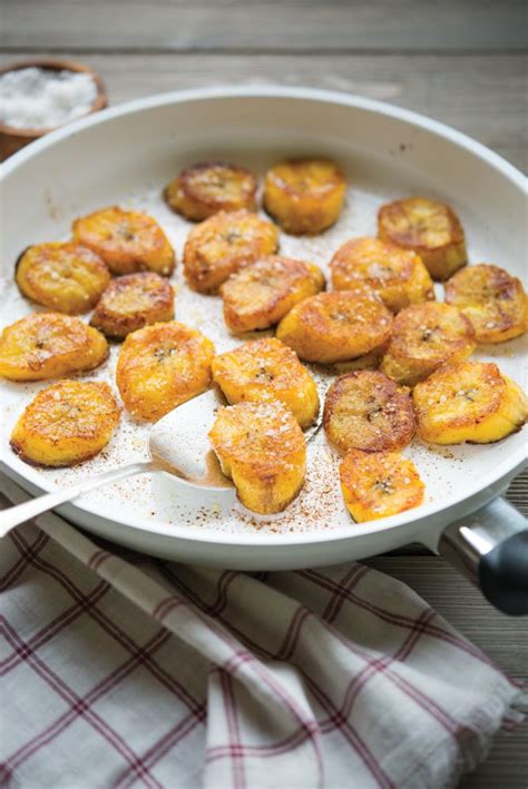 To serve, mask the bottom of a serving platter with a little sauce. Pan-Fried Sweet Plantains | Recipe in 2020 | Side dish recipes healthy, Dinner dishes, Gluten ...