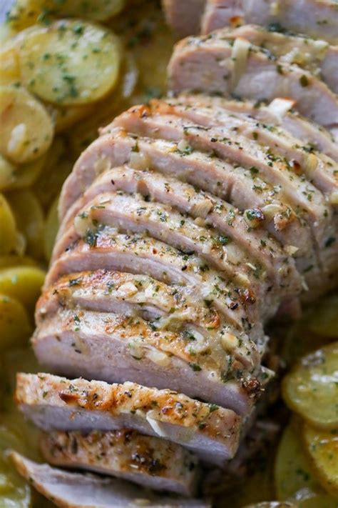 Maybe you would like to learn more about one of these? Garlic Pork Loin Roast Recipe with Potatoes | Lauren's Latest