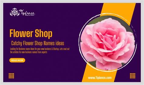 101 Catchy Flower Shop Names Ideas And Suggestion Tiplance