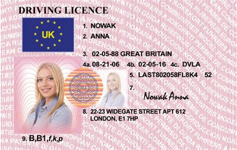 Uk Driving Licence Old Card Fake Id World