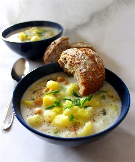 Creamy Vegan Potato Leek Soup Bunny Mommy Cooks
