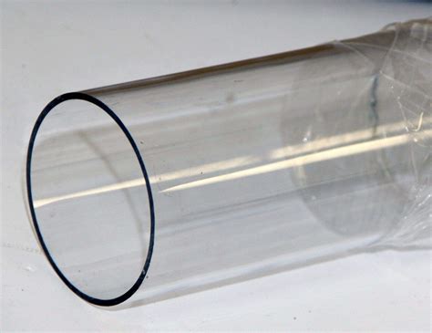 Clear Acrylic Plastic Plexiglass Pipe Tube 3 89 Mm Fits 3 Pvc