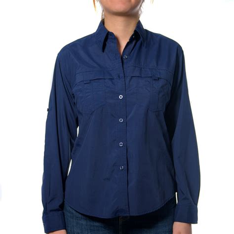 Camisa Manga Larga De Mujer Estilo Columbia Confecciones Boston
