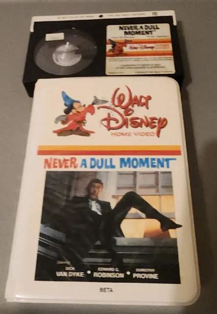 WALT DISNEY HOME Video Never A Dull Moment Beta Betamax 1980 1981 9