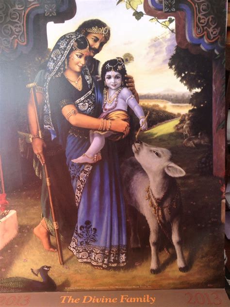 The Divine Family w/ Baby Krishna | Krishna radha painting, Lord krishna, Baby krishna