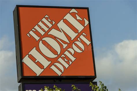 The Home Depot Sign Editorial Stock Photo Image Of White 221039048