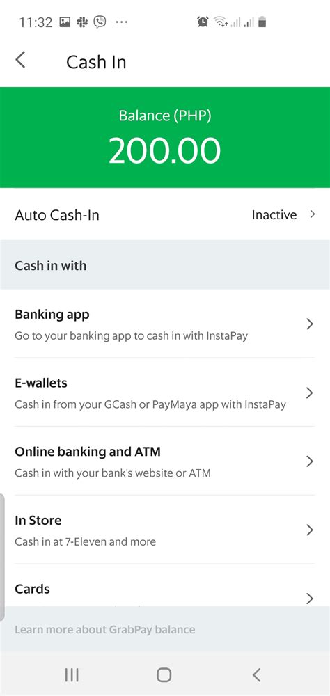 The limitations on the maximum amount of card payment. InstaPay | Grab PH