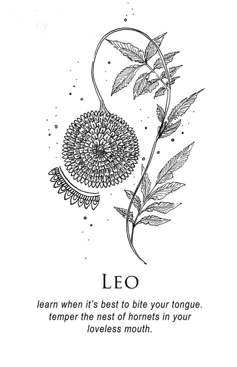 Leo Zodiac Sign Flowers