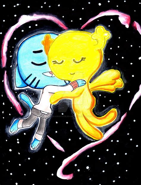 Gumball And Penny By Eros Aristoteles Art On Deviantart