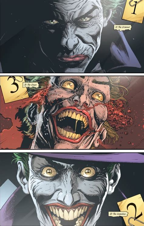 Batman Three Jokers Edição Revela A Versão Definitiva Para O Palhaço