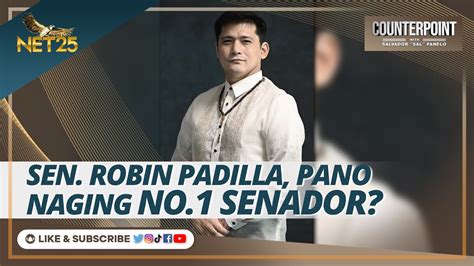 Sen Robin Padilla Paano Naging No Senador Youtube