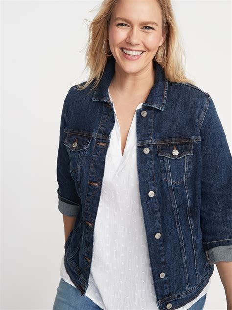 Old Navy Classic Plus Size Jean Jacket The Best Old Navy Basics For Women Popsugar Fashion