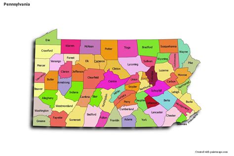 Sample Maps For Pennsylvania