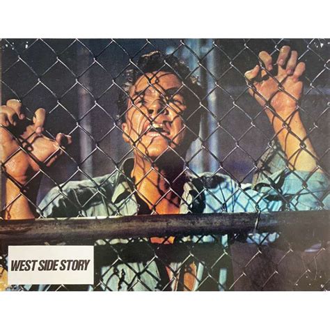 West Side Story French Lobby Card 9x12 In R1970 N1