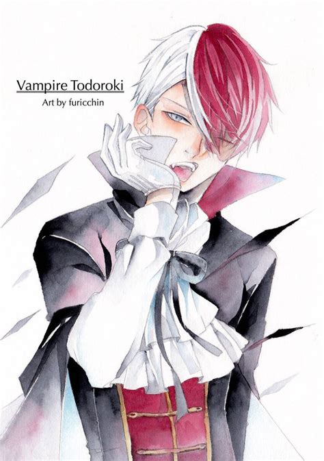 Vampire Todoroki By Furicchin Hero Wallpaper Cute Anime Guys My Hero