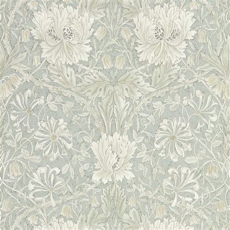 Morris And Co Wallpaper Pure Honeysuckle And Tulip 216525