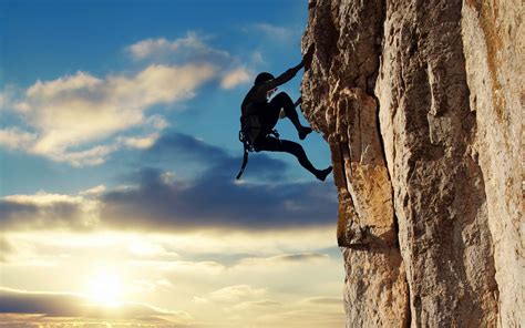 Fondos De Pantalla Nubes Alpinismo Escalada De Roca Aventuras