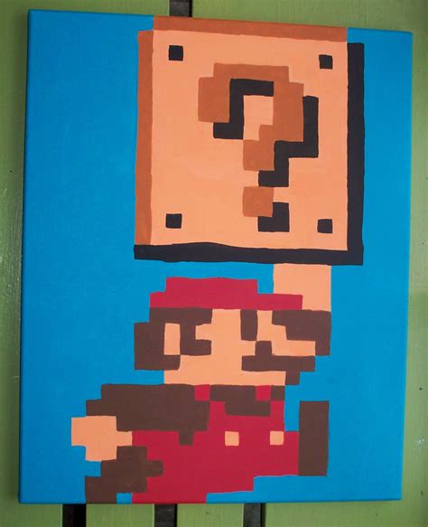 Parcourez notre sélection de mario pixel art : Pixel Mario Question Block by Jennifer-EA on DeviantArt