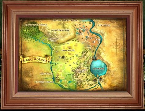 Itemlarge Map Of East Rohan Lotro