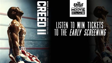 Movie Club Win Tickets To Creed Ii 1015 The Eagle