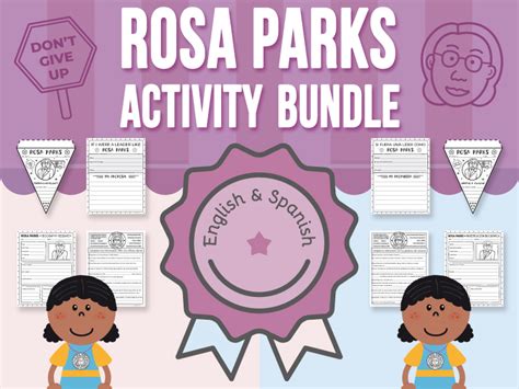 Rosa Parks Activity Bundle Teaching Resources