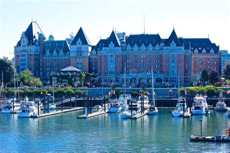 The Fairmont Empress Hotel Victoria Bc Canada Editorial Stock Image