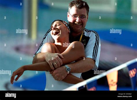 Franziska Van Almsick Schwimmen Start Fotos Und Bildmaterial In Hoher Auflösung Alamy