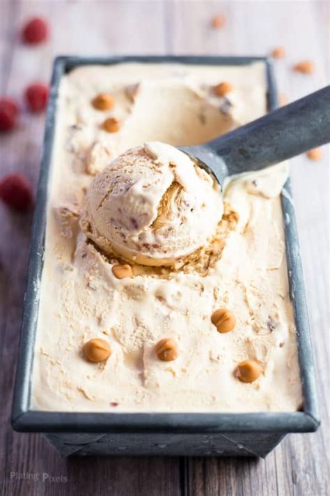 No Churn Salted Butterscotch Ice Cream Plating Pixels