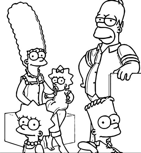 The Simpsons Coloring Page 031