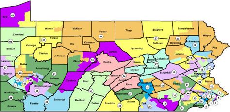 Pa Senate District Map