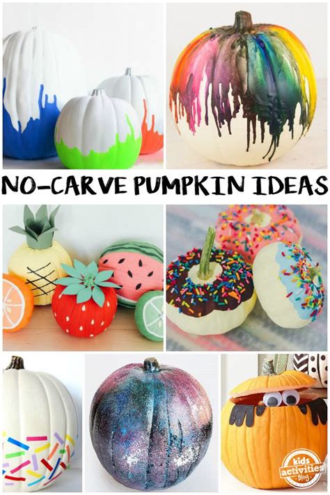 No Carve Pumpkin Ideas Creative Pumpkin Decorating Creative Pumpkin