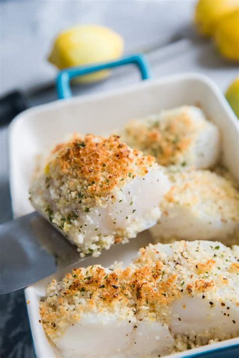 Moist, juicy with 5 mins prep time. The BEST Baked Cod Recipe | LemonsforLulu.com