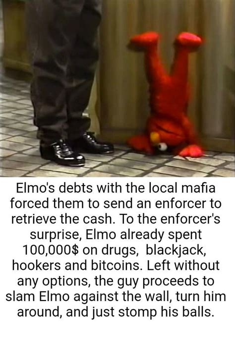 And of course, Elmo didn't learn his lesson | Bertstrips | Know Your Meme