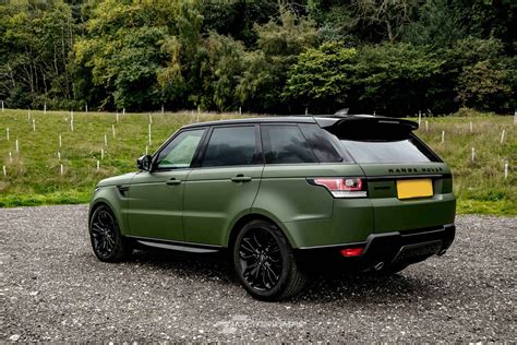 Range Rover Sport 3m Matte Military Green Wrap — Monsterwraps