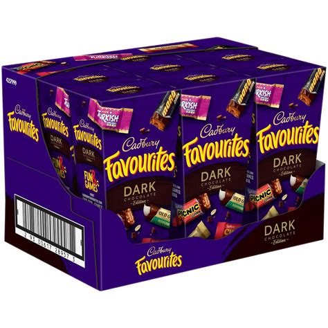 cadbury favourites dark edition 352g big w