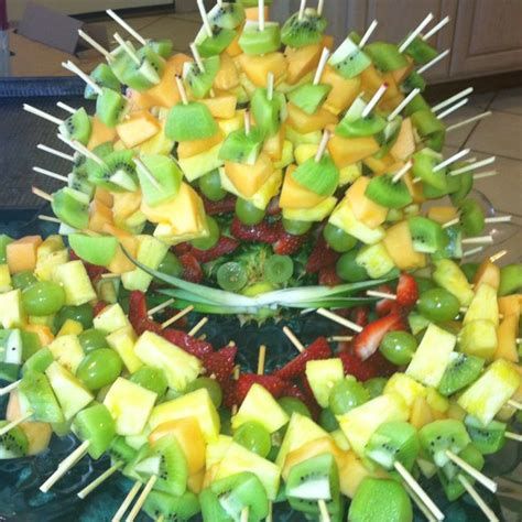 Porcupine Fruit Kabobs Wedding Shower Food Food Fruit Kabobs