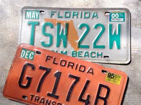 Antique License Plates Florida Texas License Plates Vintage Antique Classic Ebay