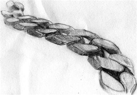 Silver Chain Necklace Sketch Pencil Drawing By Amndesigns On Deviantart