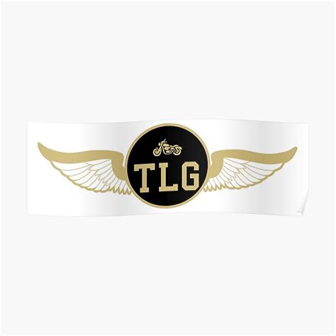 Tlg Logo With Wings Poster For Sale By Thelearnergang Redbubble