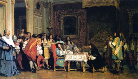 Louis Xiv E Moliere 1862 Por Jean Léon Gérôme 1824 1904 France