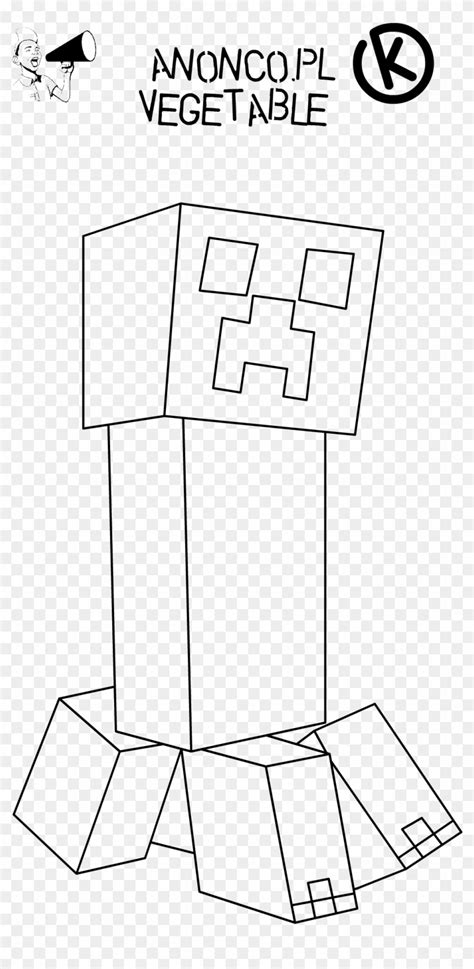 Creeper From Minecraft From Minecraft Coloring Pages